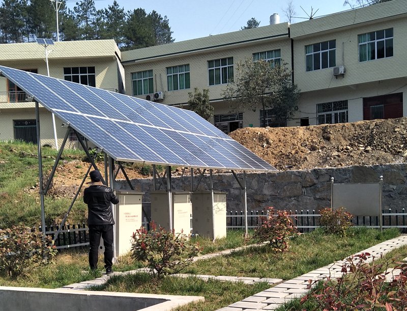 陕西省安康市紫阳150吨太阳能污水示范工程