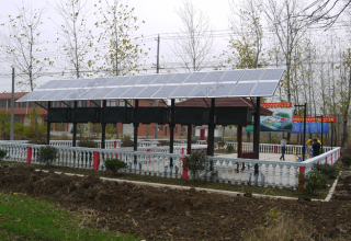花园式太阳能微动力污水工程于2013年安徽天长建成并